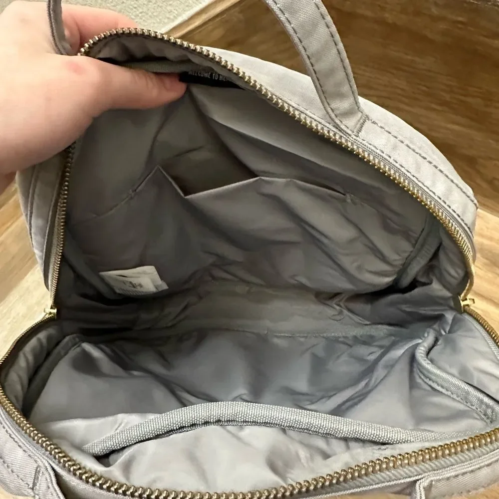 Herschel Gray Square Backpack Bag